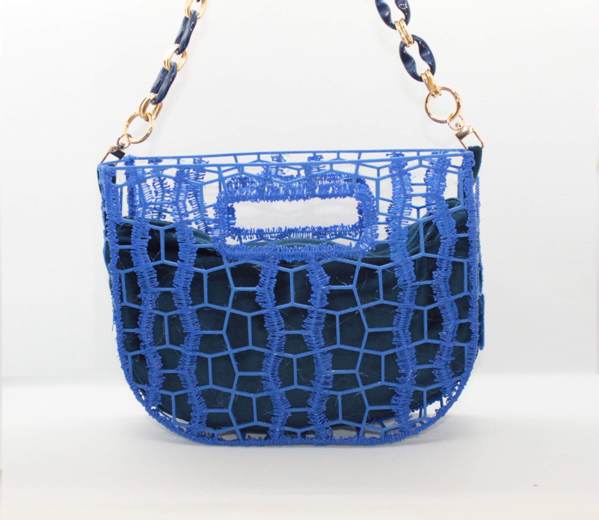 Bolso hecho impresión 3D con cadena