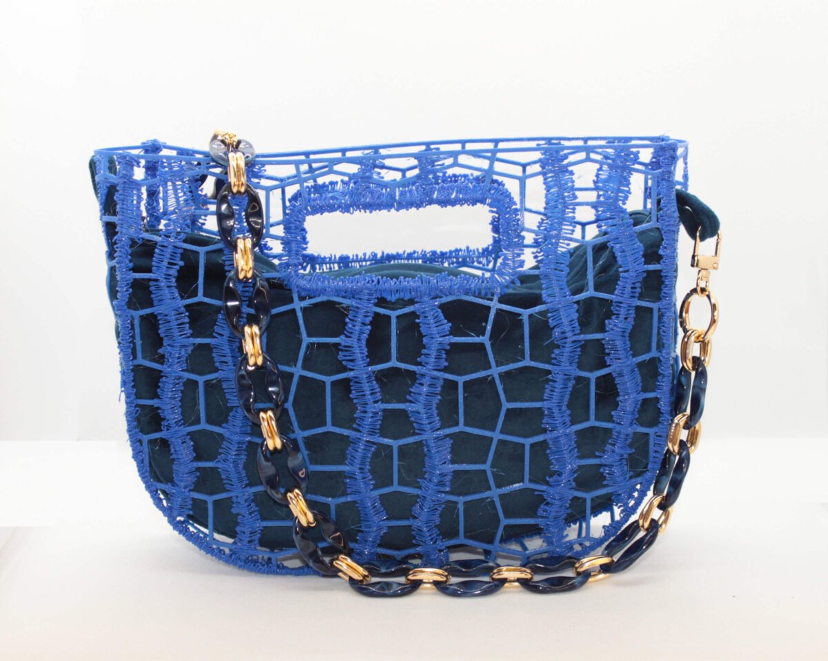 Bolso hecho impresión 3D con cadena