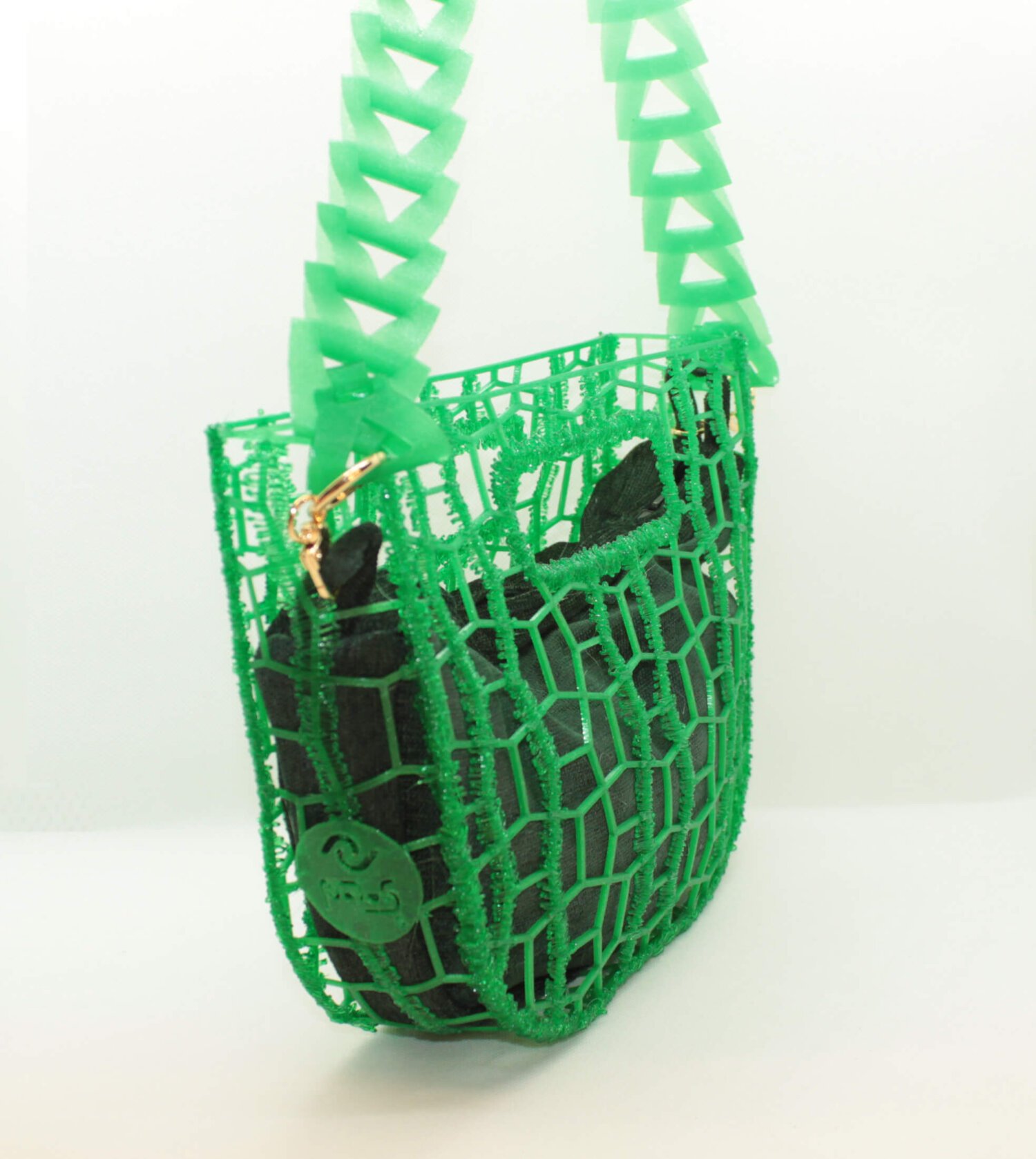 Bolso hecho impresión 3D con asa impresa