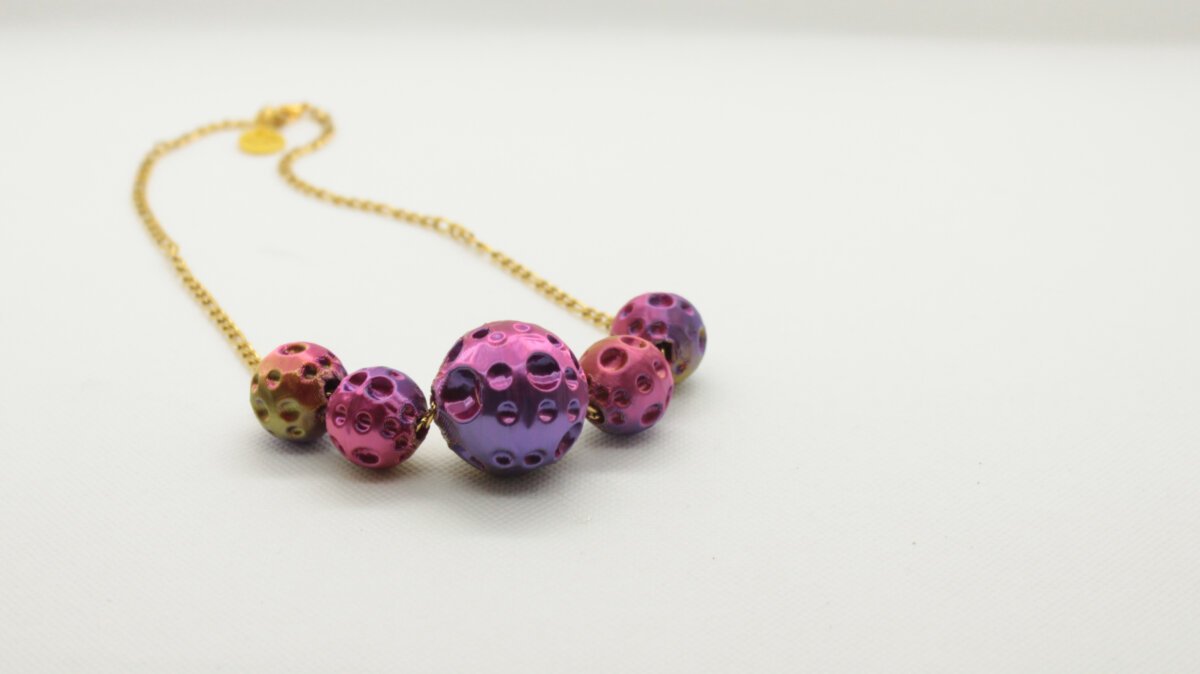 Collar largo Luna Violeta - Imagen 5