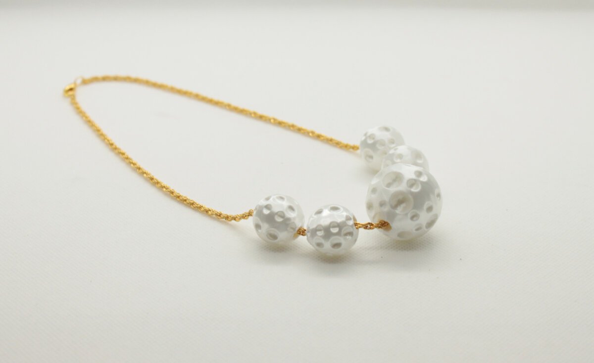 Gargantilla Luna Blanco - Imagen 4