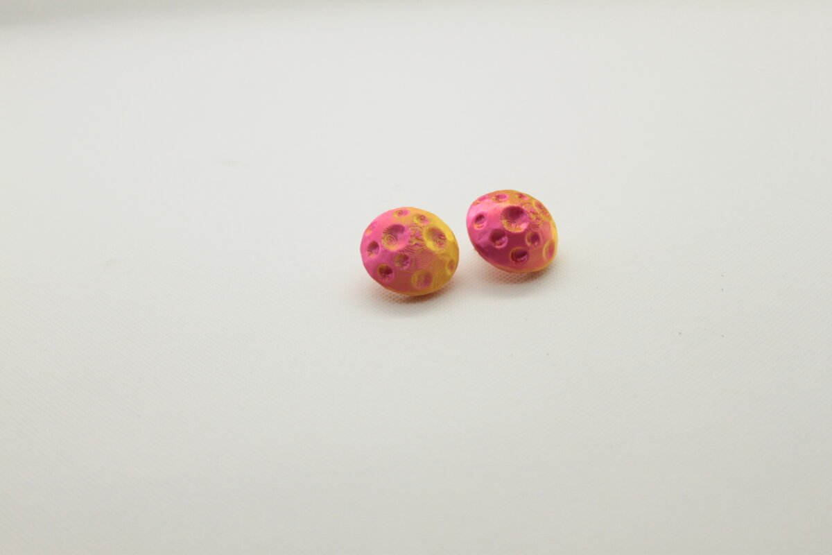 Pendientes Mengua Fucsia - Imagen 3
