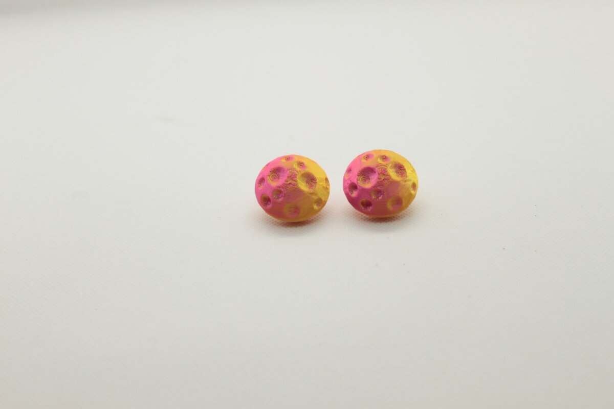Pendientes Mengua Fucsia - Imagen 2