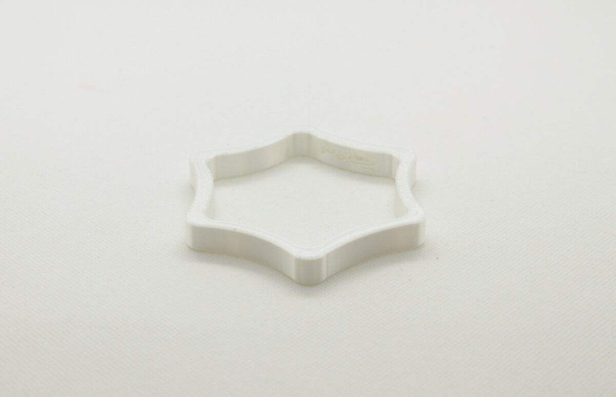 pulsera STSQ blanco de impresión 3D de nodosbyg
