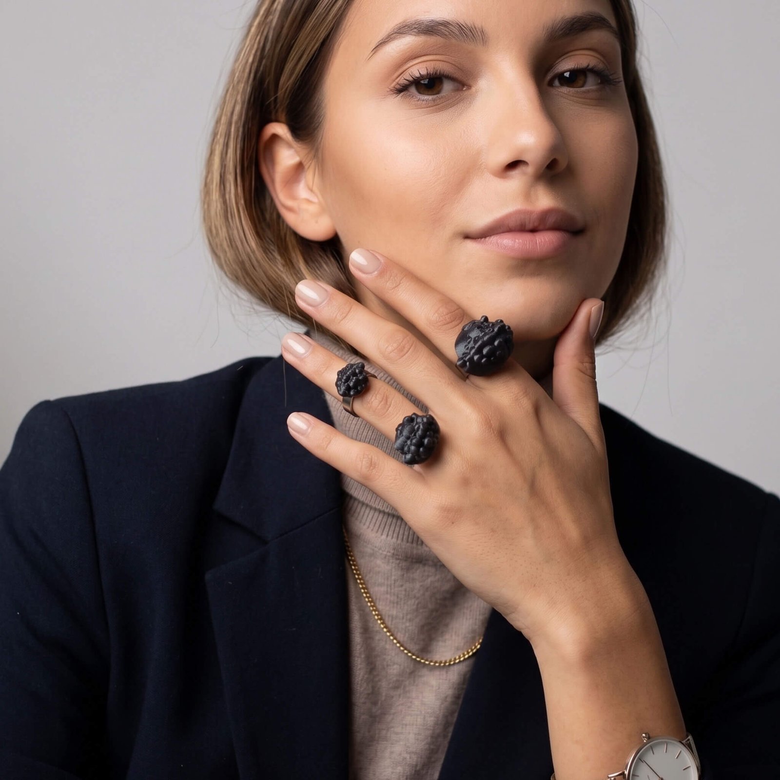 Anillo de burbujas Dark Moon negro - Imagen 2