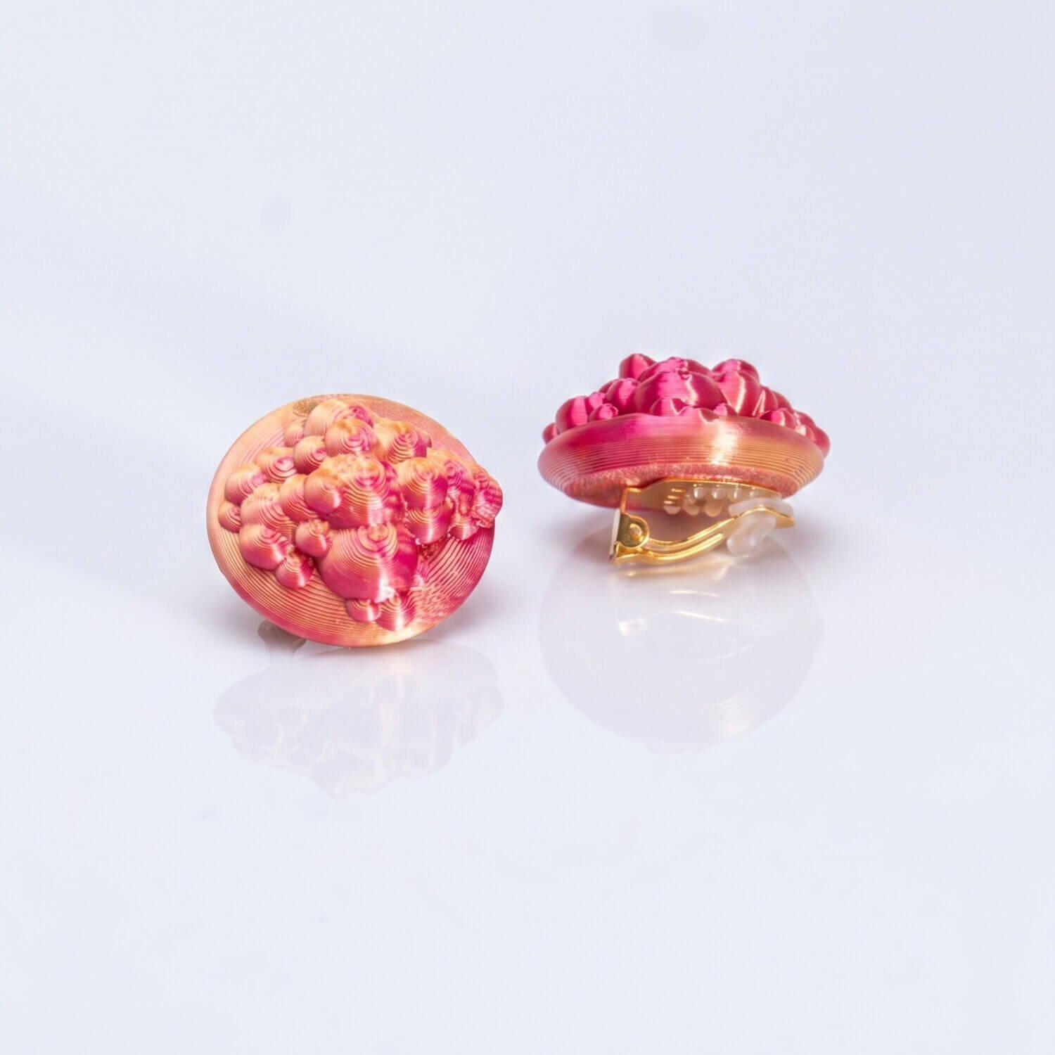 Pendientes Stardust fucsia